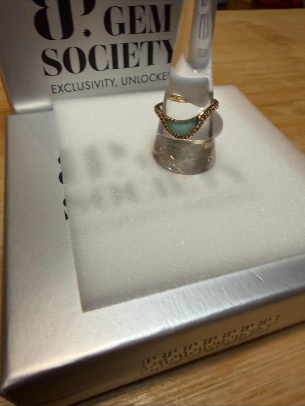 Amazonite on Gold